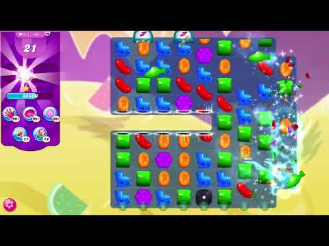 Candy Crush Saga level 46 - NO boosters (Sugar Stars)