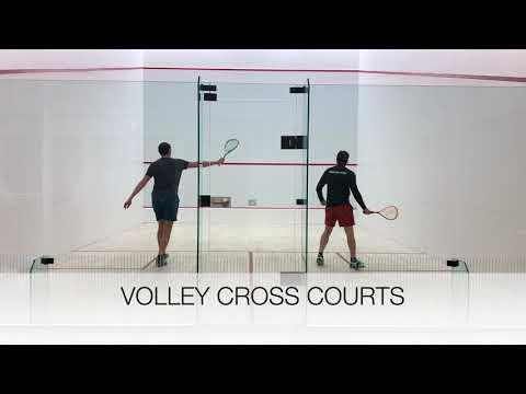 Two Player Socially Distanced Squash Drills