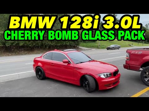2010 BMW 128i EXHAUST w/  CHERRY BOMB GLASS PACK!