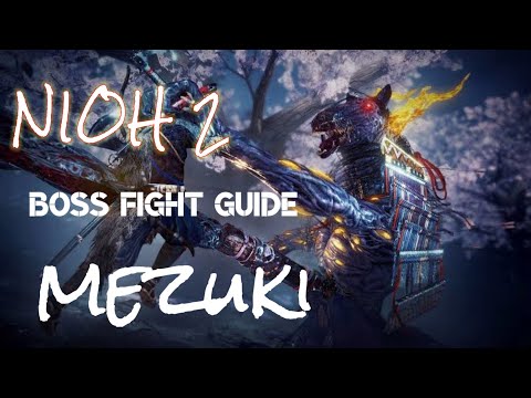 Nioh 2 - Boss Fight Mezuki - Boss Fight Guide - How To kill Mezuki