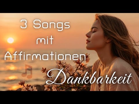 Fühle die Dankbarkeit in dir | 3 Lieder - 6 Varianten | Affirmationen in Musik 🎧