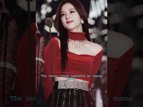 Jisoo iconic mma 2018 #jisoo #wonyoung #kpop#trending #shorts