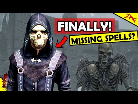 Skyrim Necromancy GUIDE V2 Elite Necromancer Robes And Hood With Mask! MISSING Spells Solved!