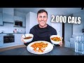 full day of eating on prep *2,000 calories*