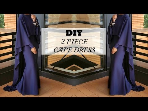 Nadira037 | DIY | How to Make a Cape Maxi Dress