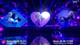 Dolly Style - Hello Hi - Live at the Melodifestivalen 2015 First Semi-Finals