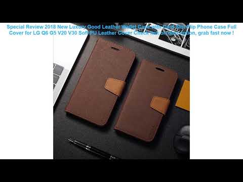 2018 New Luxury Good Leather Wallet Case with Card Slot Flip Phone Cas