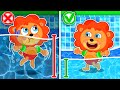Pequeño Leon Normas De Seguridad En La Piscina Dibujos Animados Video Para Niños