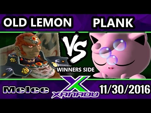 S@X 178 - Old Lemon (Gannondorf) Vs. Plank (Fox, Jigglypuff) - SSBM Tournament - Smash Melee