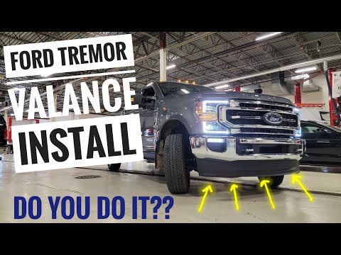 | HOW TO | Install the Ford Tremor Front Valance 2020-2022 Ford F250 F350 F450 Should I get one??