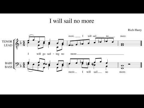 I Will Sail No More - Barbershop Tag - Sunday‘s Harmony
