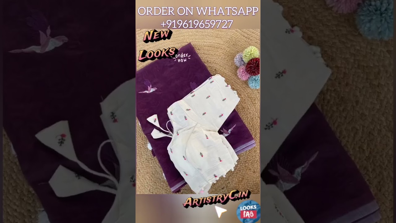 Want Akshara's Pure Cotton Saree Look? Shop Latest Everyday Sarees Under ₹1575! WhatsApp +919619659727