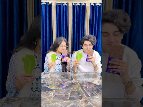 Smell v/s Eat 🥬🍫 #zidaanshahidaly #comedy #shorts