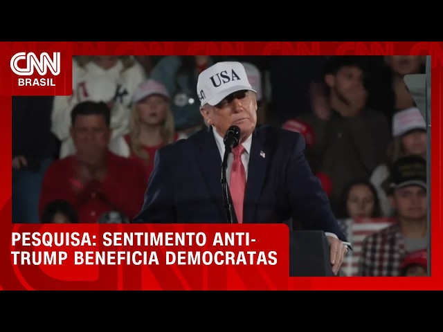 Sentimento anti-Trump beneficia democratas, aponta pesquisa | CNN NOVO DIA