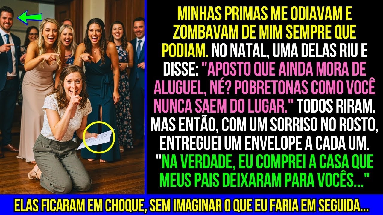 “Morra, Indigente!” Minhas Primas me HUMILHARAM no NATAL, Mas GARGALHEI após…