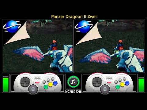 Panzer Dragoon II Zwei (Sega Saturn vs Sega Saturn) Real Hardware Comparison