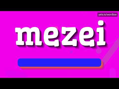 MEZEI - HOW TO PRONOUNCE IT!?