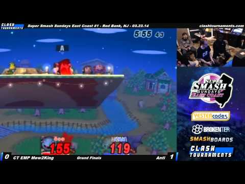 SSS EC 01 - Anti vs CT EMP Mew2King - Grand Finals - SSBB