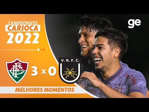 FLUMINENSE 3 X 0 VOLTA REDONDA | MELHORES MOMENTOS | 8ª RODADA CARIOCA 2022 | ge.globo