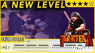 A New Level - Pantera | DRUM SCORE Sheet Music | #655 DRUMSCRIBE