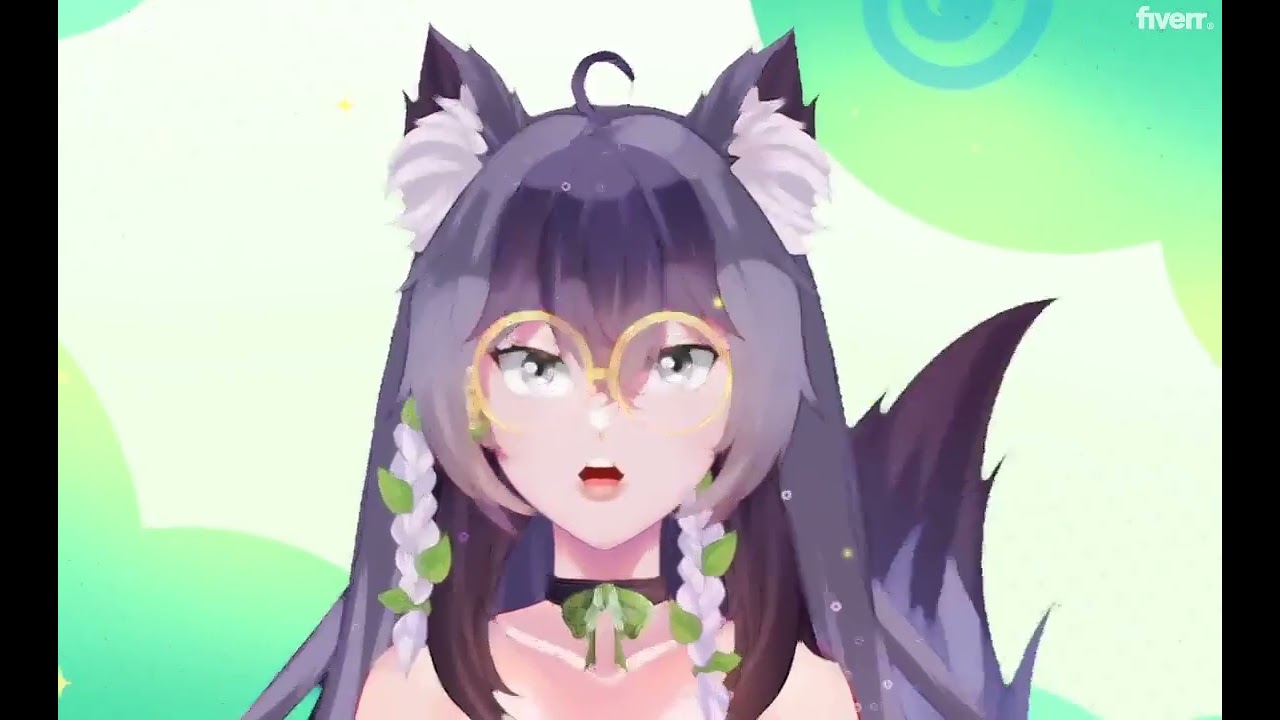 I will draw anime live2d model for vtuber character design ready rig