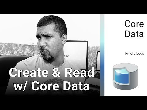 Create & Read in Core Data | Swift 4, Xcode 9