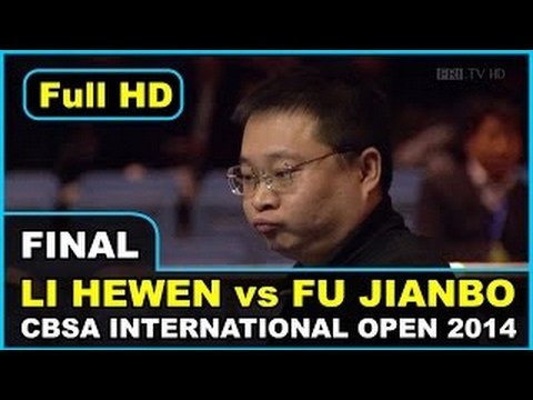 Li Hewen vs Fu Jianbo | Final Full HD 1080 | 2014 CBSA International 9 Ball Open (Miyun Ev