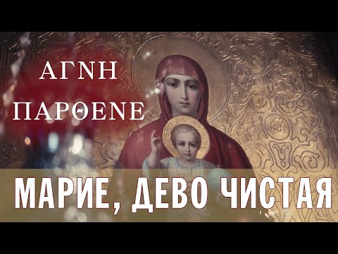 МАРИЕ, ДЕВО ЧИСТАЯ | AGNI PARTHENE | ХОР БРАТИИ ВАЛААМСКОГО МОНАСТЫРЯ