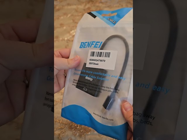 Vídeo relacionado con BENFEI Adaptador DisplayPort a VGA, convertidor DP a VGA Cable Chapado en Oro Macho a Hembra para Lenovo, DELL, HP, ASUS