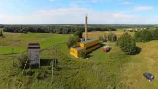 preview picture of video 'Radeikiai nuo vandens bokšto / Panorama of Radeikiai'