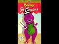 Cookie Joe S 14th Prank Opening To Barney In Concert 1996 VHS