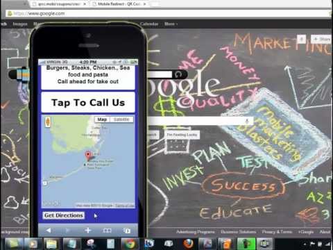 Mobile Landing Page in Under 5 Minutes (2011) by Jerzoda LLC, We Make Signs Talk