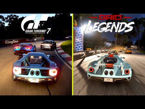 Gran Turismo 7 vs Grid Legends Night Effect Comparison