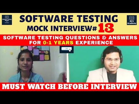 Manual Testing Interview Questions for Freshers Software Testing Mock Interview