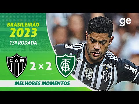 ATLÉTICO-MG 2 X 2 AMÉRICA-MG | MELHORES MOMENTOS | 13ª RODADA BRASILEIRÃO 2023 | ge.globo