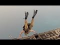 Air Force Pararescue Jumpers Jump Out Of C 130