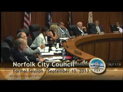 Formal 09/10/13 Session - Norfolk City Council