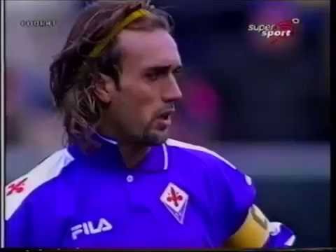 GABRIEL  BATISTUTA  great  FIORENTINA freekick