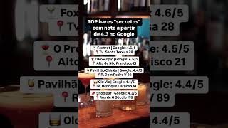 TOP Bares Secretos em Lisboa com Nota Acima de 4.3 no Google! 🤫🍸 #lisbon #lisboa