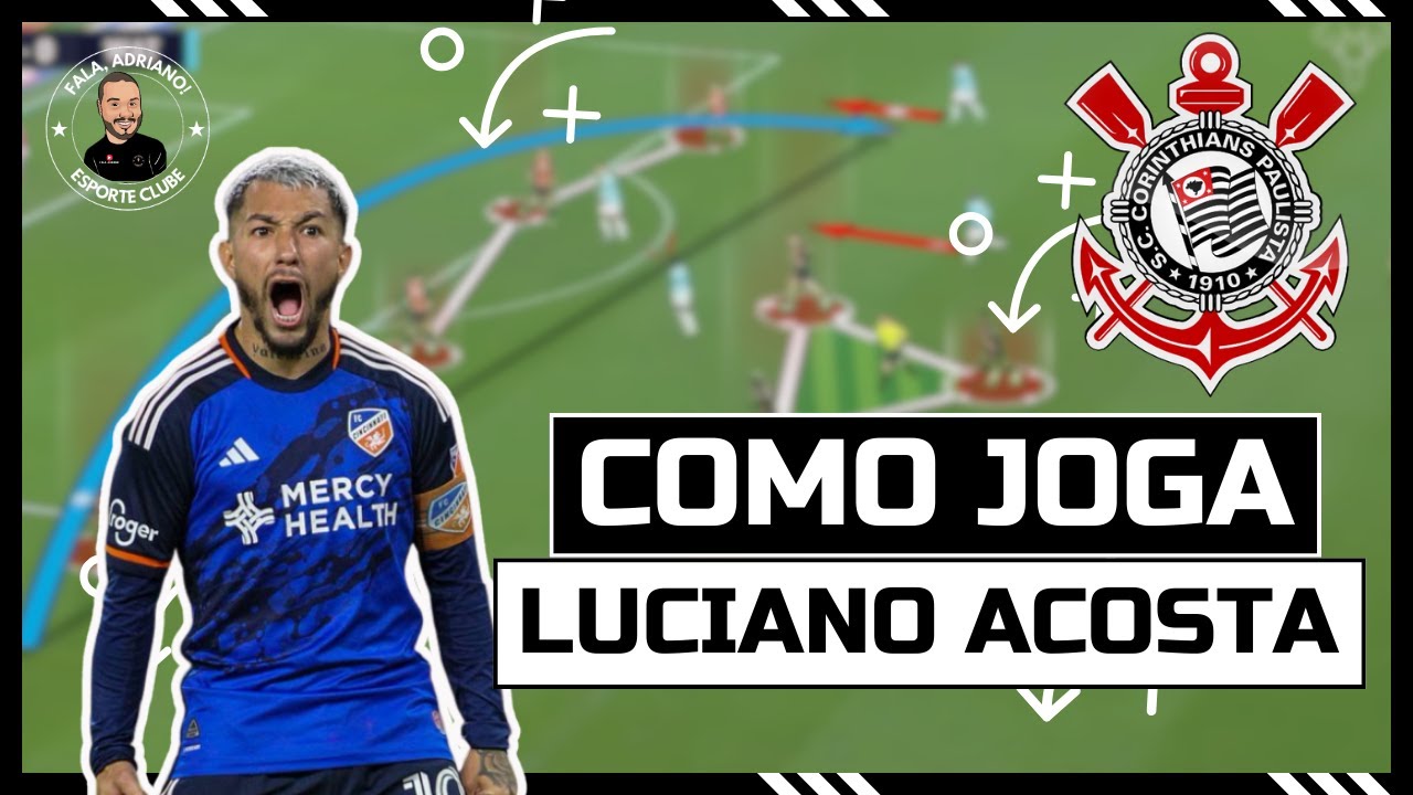 COMO JOGA LUCIANO ACOSTA | POSSÍVEL REFORÇO DO CORINTHIANS