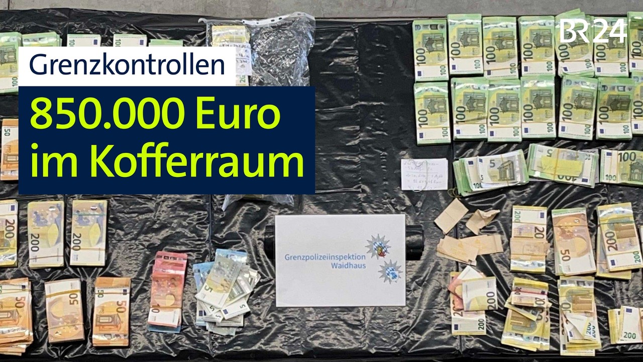 War es Geldwäsche? Wieder hohe Geldsumme im Kofferraum entdeckt | Abendschau | BR24