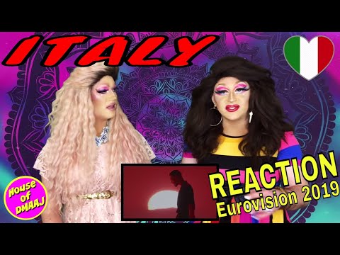 🇮🇹ITALY REACTION | ESC 2019 | AMERICAN DRAG QUEEN | Mahmood "Soldi"