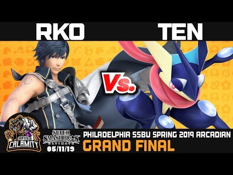 Philly SSBU Arcadian: Spring 2019 - Ten (Greninja) vs RKO (Chrom) - Grand Finals