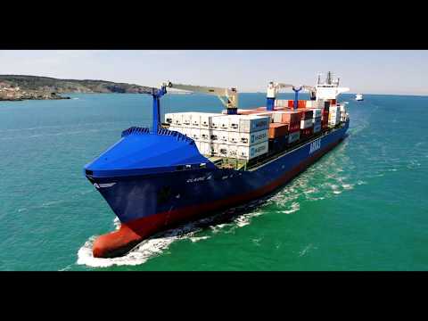 CLAIRE A CONTAINER SHIP passed from Bosphorus #ARKAS