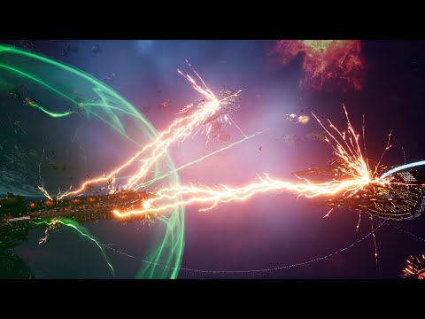 Skalgrim Mod 2021: Nyadra'zathas in action! Necrons vs Space Marines - Battlefleet Gothic Armada 2