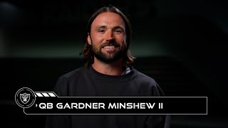 Get to Know QB Gardner Minshew II | 2024 NFL Free Agency | Raiders