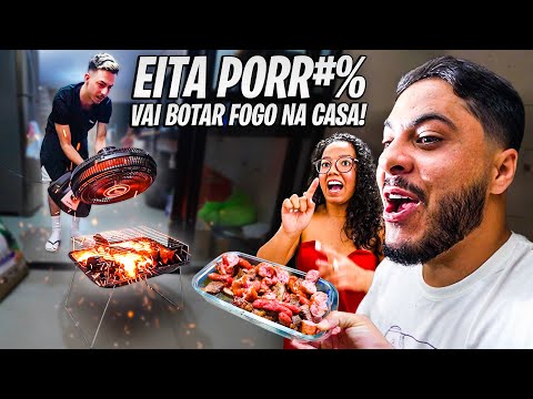 FIRST BARBECUE AT THE NEW HOUSE WITH THE WIFE'S FAMILY!