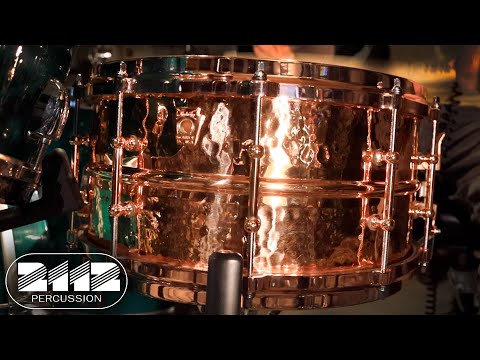Ludwig 6.5x14 Hammered Copperphonic Snare Drum w/Tube Lugs & Die-Cast Hoops LC662KTC