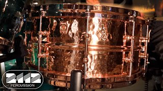Video thumbnail for Ludwig 6.5x14 Hammered Copperphonic Snare Drum w/Tube Lugs & Die-Cast Hoops LC662KTC by 2112 PERCUSSION