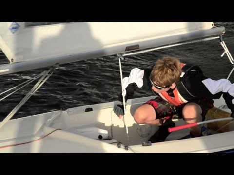 CWO 1 eenmans Zwaardboot Overstag